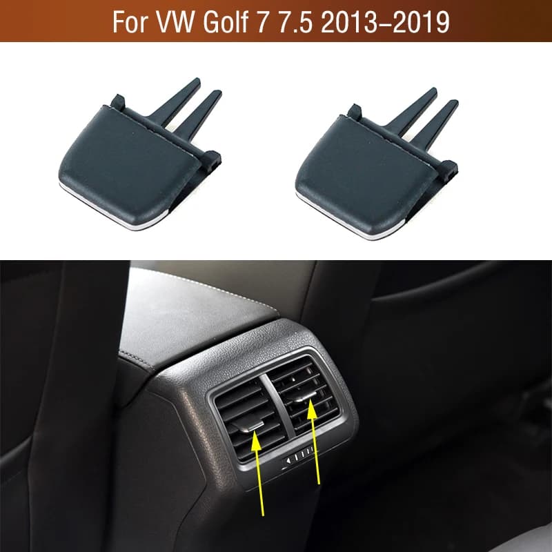 Clip de fixation pour grille d'aération de climatisation arrière pour VW Golf 7 7.5 MK7 MK7.5 GTI GT