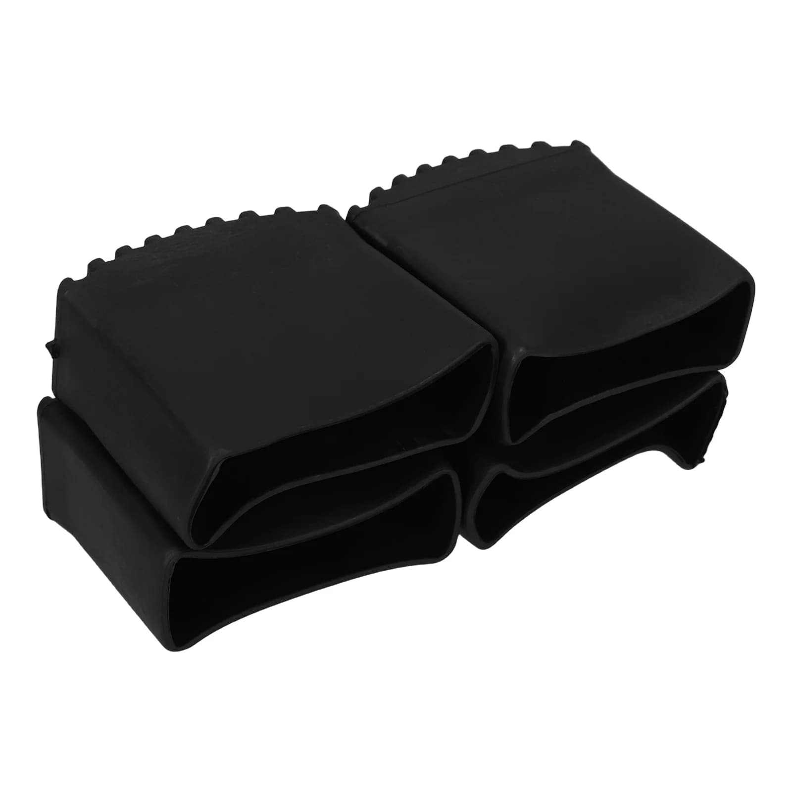 Couvre-pieds d'échelle pliants, 4 pièces, coussinets de pieds en caoutchouc antidérapants, pare-choc