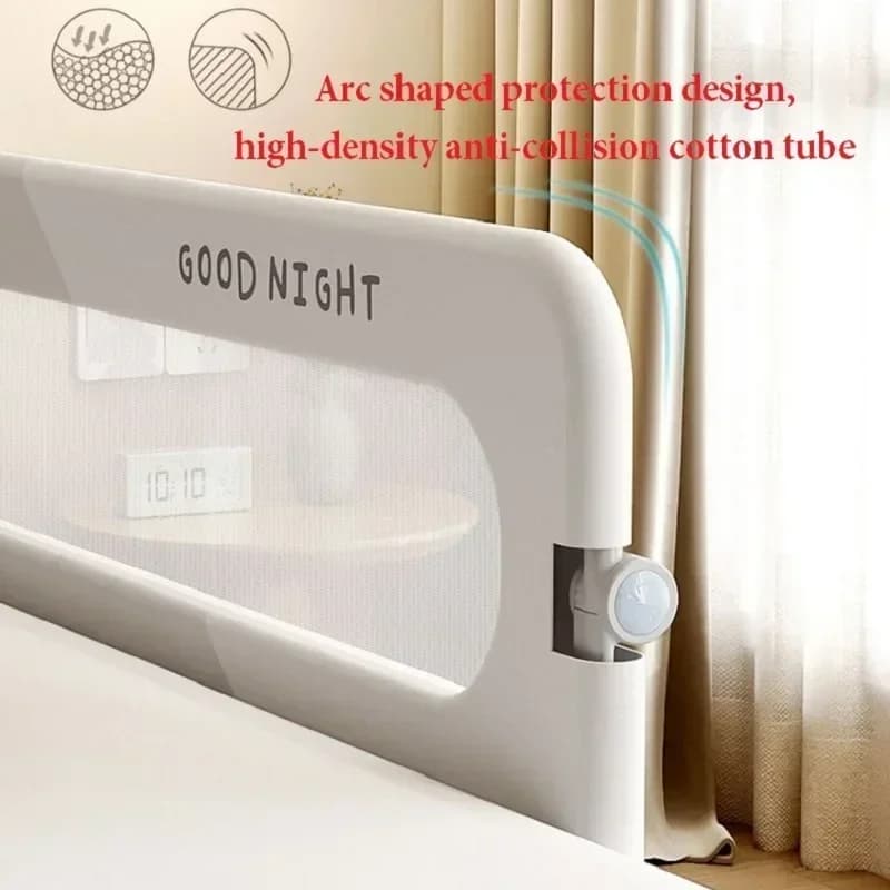 Garde-Corps de Lit Pliable pour Bébé, Barrière de Sécurité Portable pour Enfants, Barrière de Protec