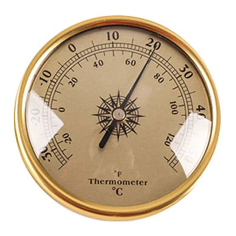 Baromètre rond domestique, moniteur de température, humidité, Station météo mécanique pour incubateu