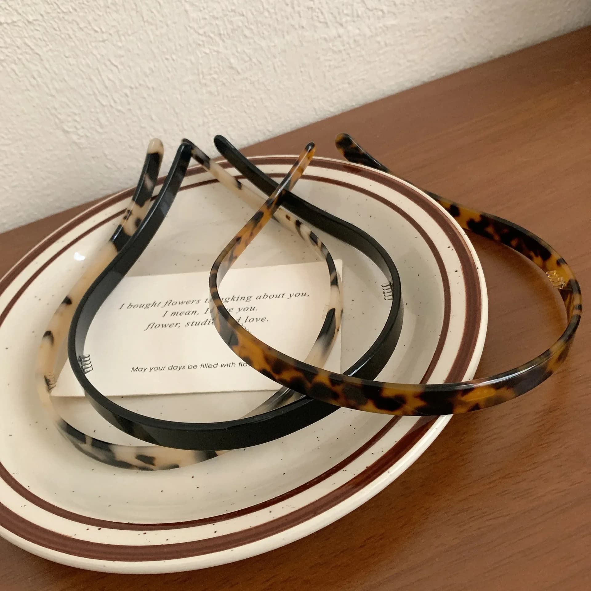 Bandeau à lunettes en acrylique, bandeau fin et doux, imprimé léopard, pince à cheveux pour femmes, 