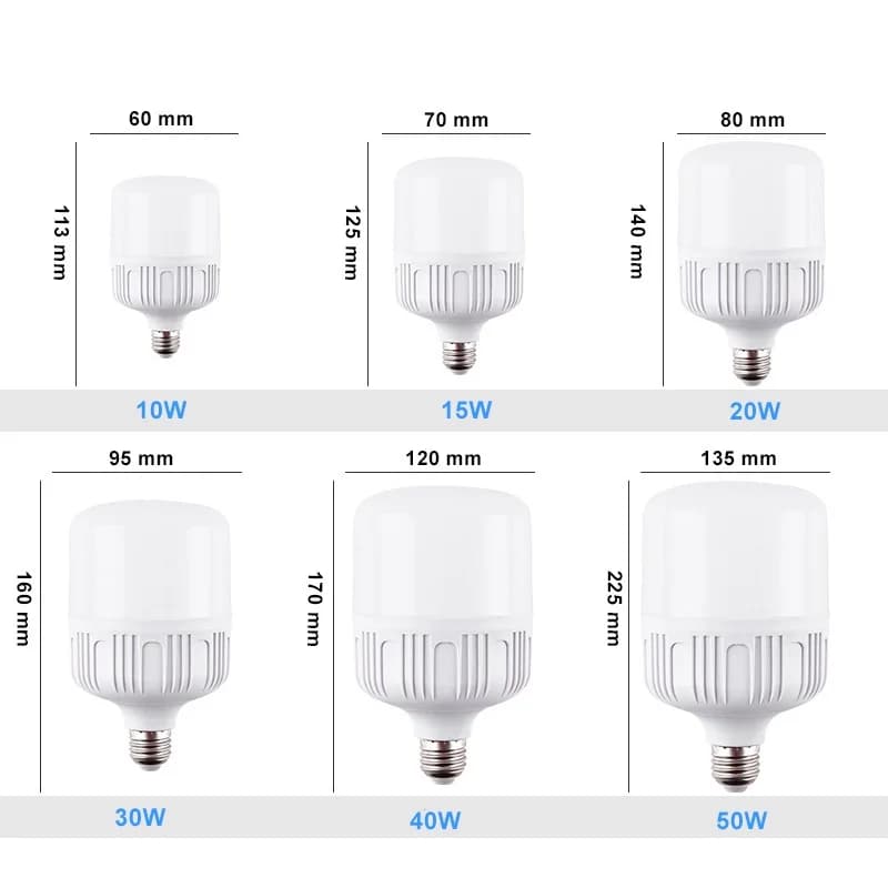 50/40/30/20/15W LED ampoule E27 vis bouche lumières Protection des yeux économie d'énergie lampe int