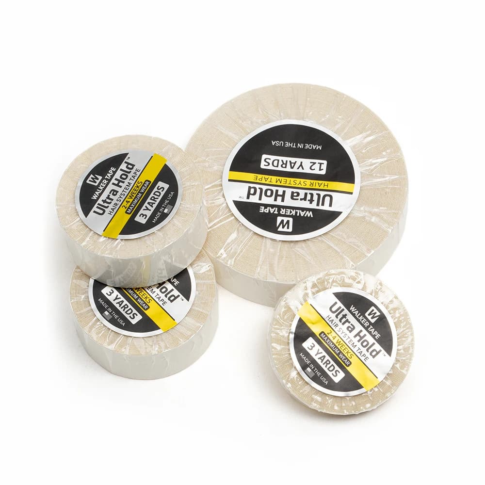 Bande adhésive Double face pour système capillaire, Ultra tenue, pour Extension de cheveux, toupet, 
