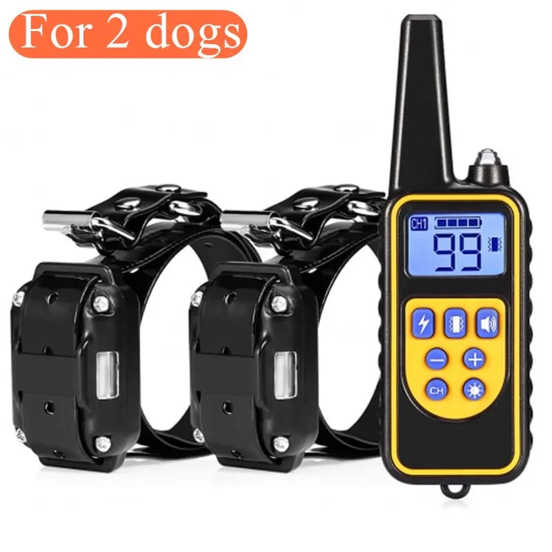 Collier anti-choc pour chien- [nouvelle édition] collier d'entraînement pour chiens de grande taille