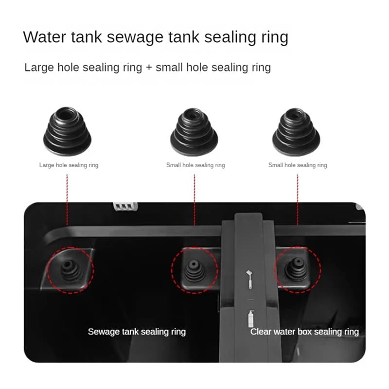 Anneau de prise en caoutchouc pour Ecovacs, Deebot, bronchT10, série T20 N9 +, robots aspirateurs, s