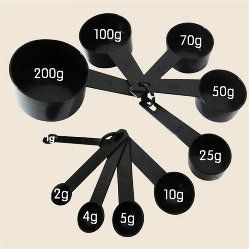 5/10 pièces outils de mesure cuillères à mesurer de cuisine cuillère à café cuillère à sucre gâteau 