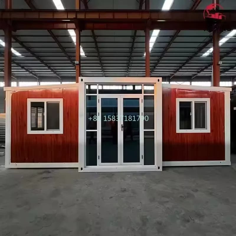 Maison de conteneur de Style australien, maison pliante préfabriquée personnalisée, conteneur extens