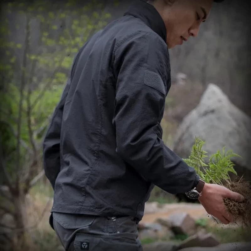 Veste imperméable respirante à séchage rapide pour hommes, veste tactique légère d'été, coupe-vent, 