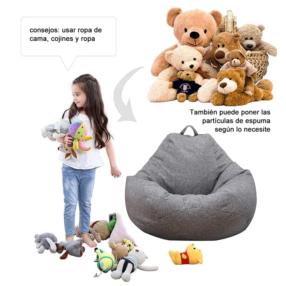 Grand pouf chaise housse de canapé confortable extérieur paresseux siège sac housse de canapé sans r