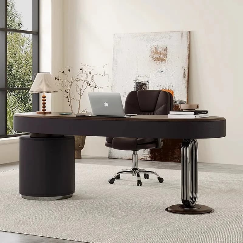 Bureaux d'ordinateur de rangement modernes de luxe élégant ordinateur portable adulte bureau de jeu 