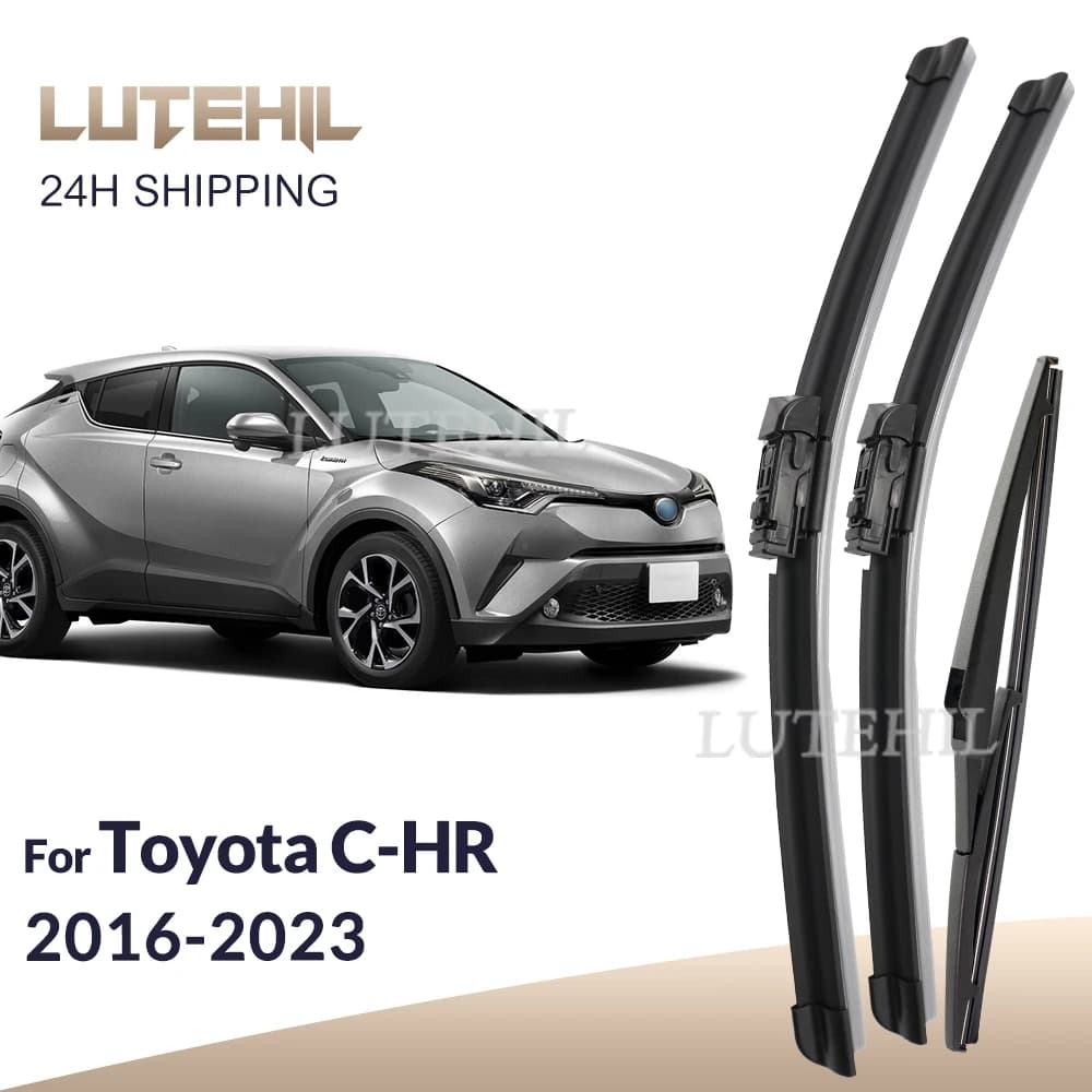 Pour Toyota C-HR CHR 2016-2023 2017 2018 2019 essuie-glace avant et arrière balais d'essuie-glace pa