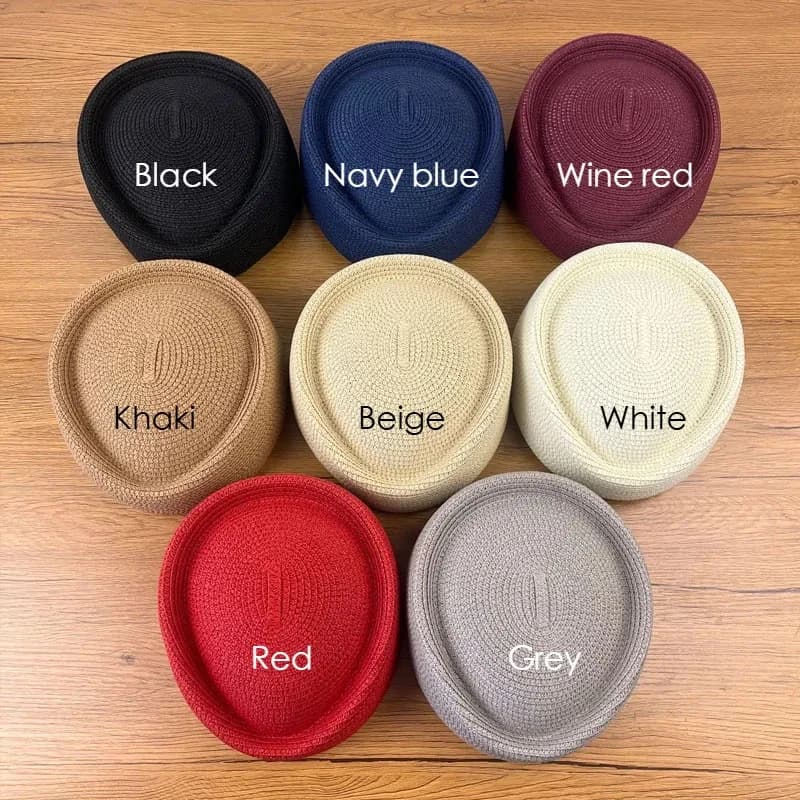2026 Béret d'été pour femme, style peintre, chapeau pillbox rétro japonais en paille, chapeau pillbo