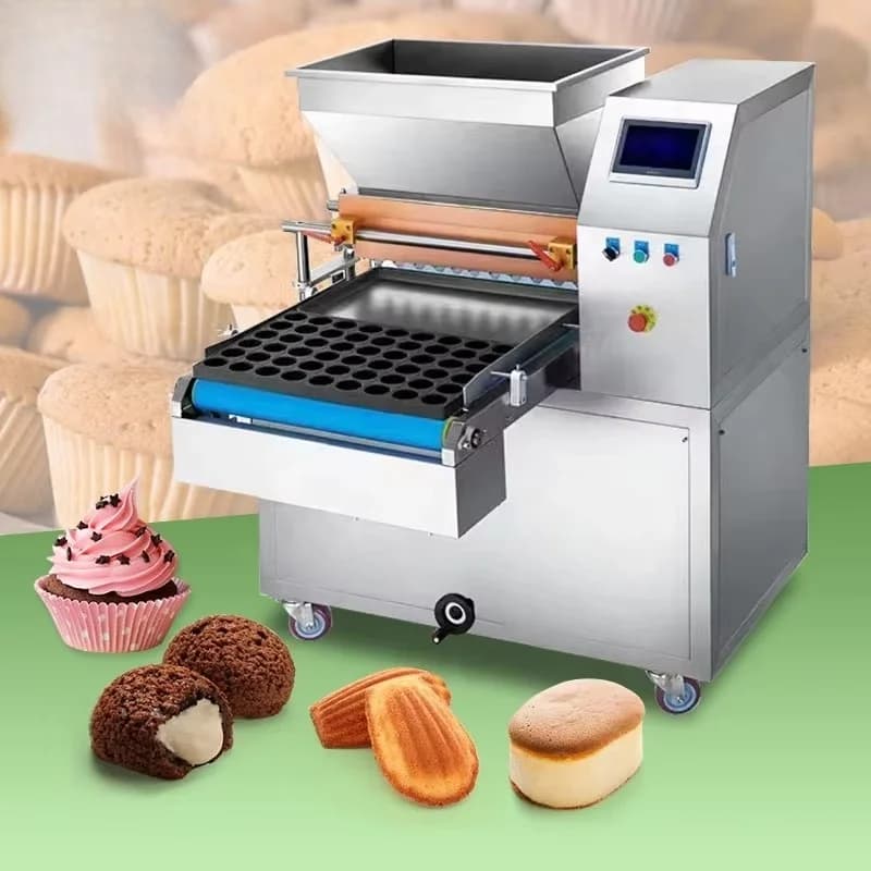 Machine à pâte à gâteau complète personnalisée, petit distributeur pour la production de madeleines 