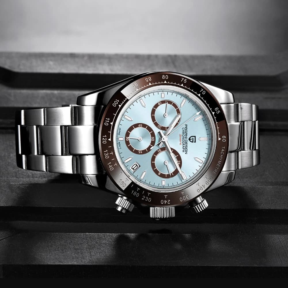 PAGANI – montre de sport à Quartz pour hommes, nouveau Design, marque supérieure, saphir, acier inox