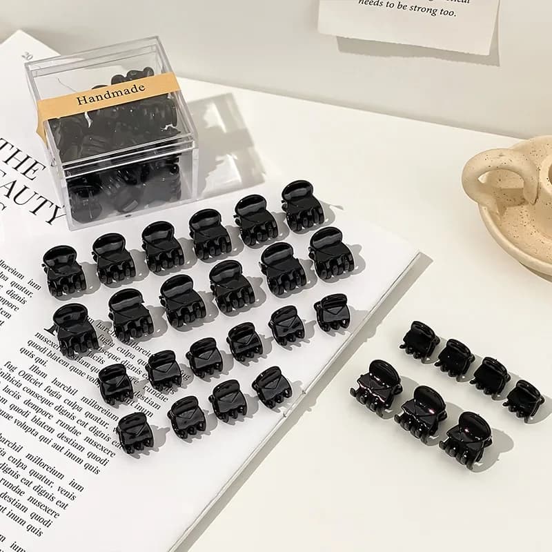 5/10/20/30 pièces mignon noir épingle à cheveux pince à cheveux pour fille femmes cadeaux cheveux ac