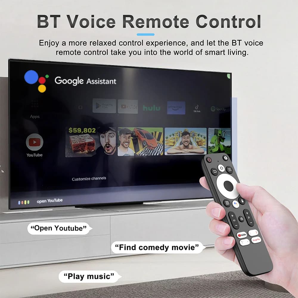 DQ06 ATV Mini clé TV Android12 Allwinner H618 Quad Core Cortex A53 prise en charge 8K vidéo 4K Wifi6