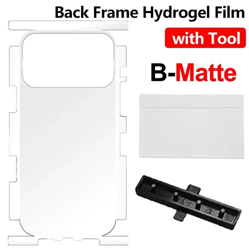 Film Hydrogel TPU souple mat/HD, pour Apple iPhone 17 16 Pro Max 17 Air 17Pro, bord latéral, protect