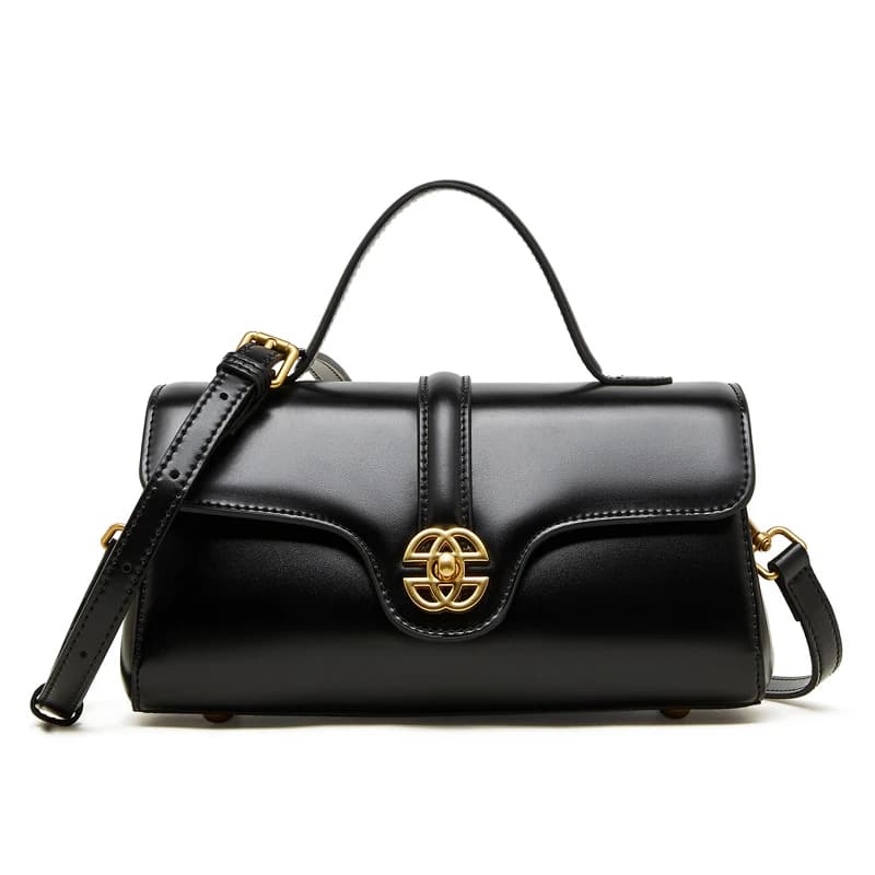 Sac à main de luxe en cuir de vache fendu pour femmes, sac à bandoulière carré de bonne qualité, nou