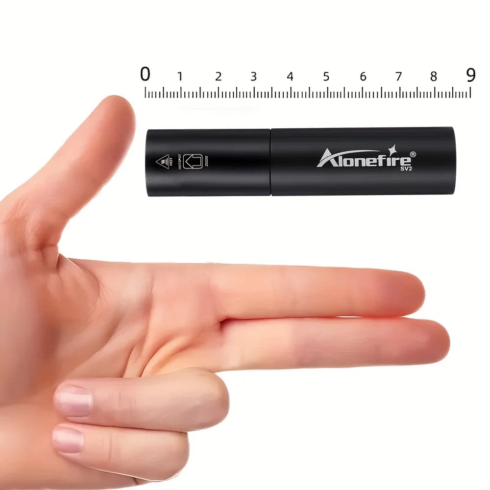 Mini lampe de poche aste avec petite l'hypothèse Zoom, éclairage lumineux, sac à dos, lumière strobo