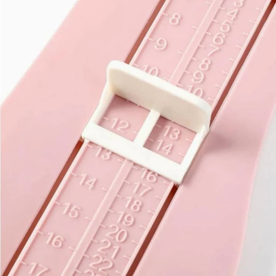 Règle de pied pour bébé, dispositif de mesure de la longueur du pied pour enfants, calculatrice de c