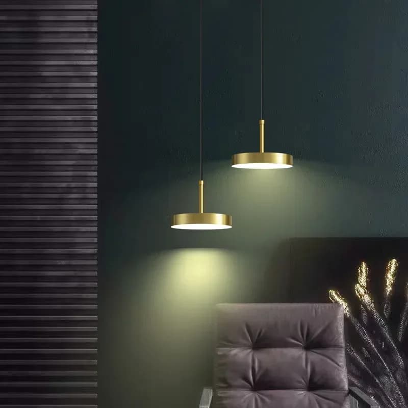 Nordique moderne pendentif LED lumières décor chambre Suspension luminaires Luminaire minimalisme sa
