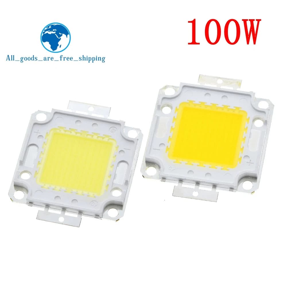 Puce de lampe LED intégrée COB, ampoule de budgétaire bricolage, blanc chaud, 10W, 20W, 30W, 50W, 10