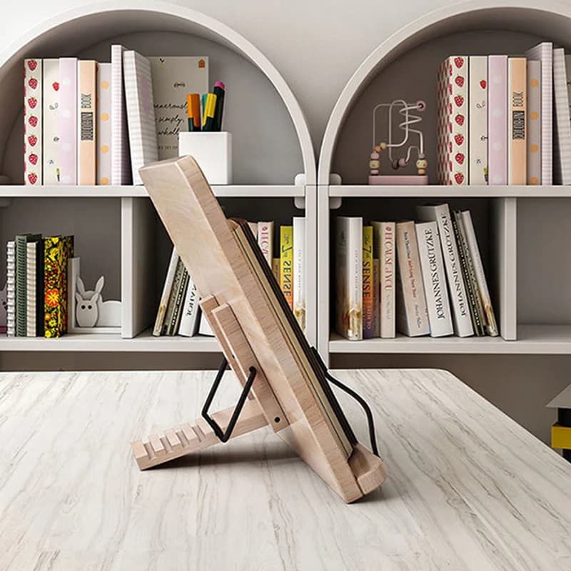 Support de lecture réglable pour tablette, support pliable, pour cuisine, salle d'étude, maison