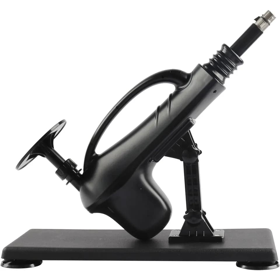 Fredoch Mini Machine sexuelle automatique avec accessoires de gode noir pour hommes et femmes jouets