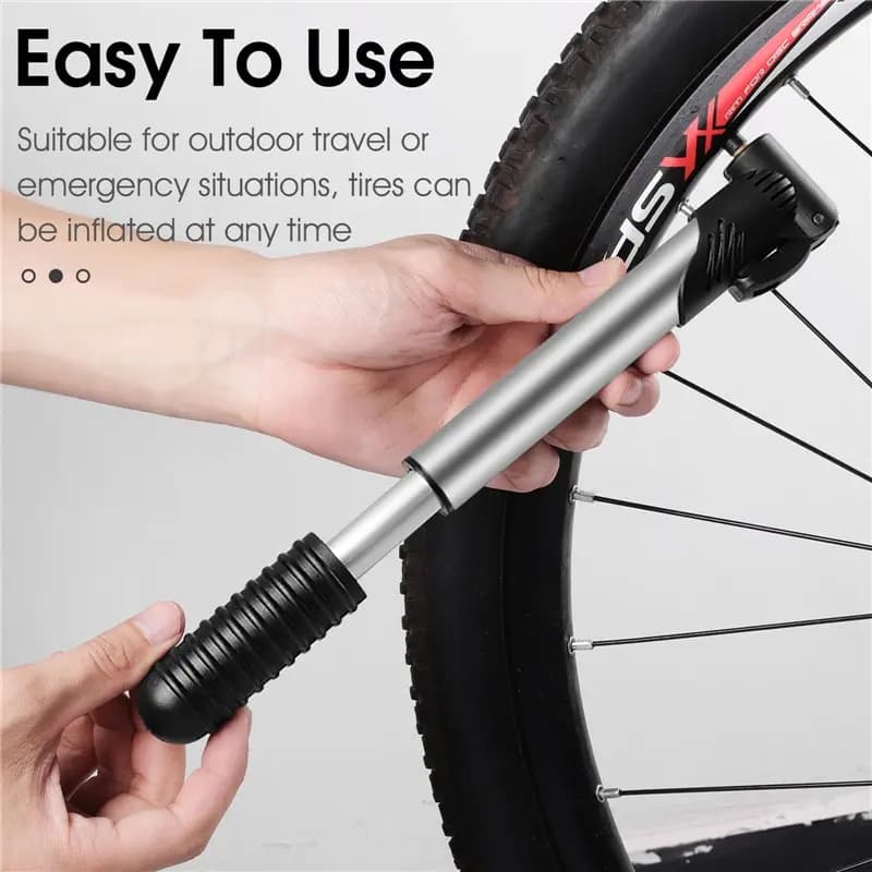 WEST BIKING-Mini pompe à air manuelle portable pour vélo, gonfleur de balle, assujetSchrader Presta,