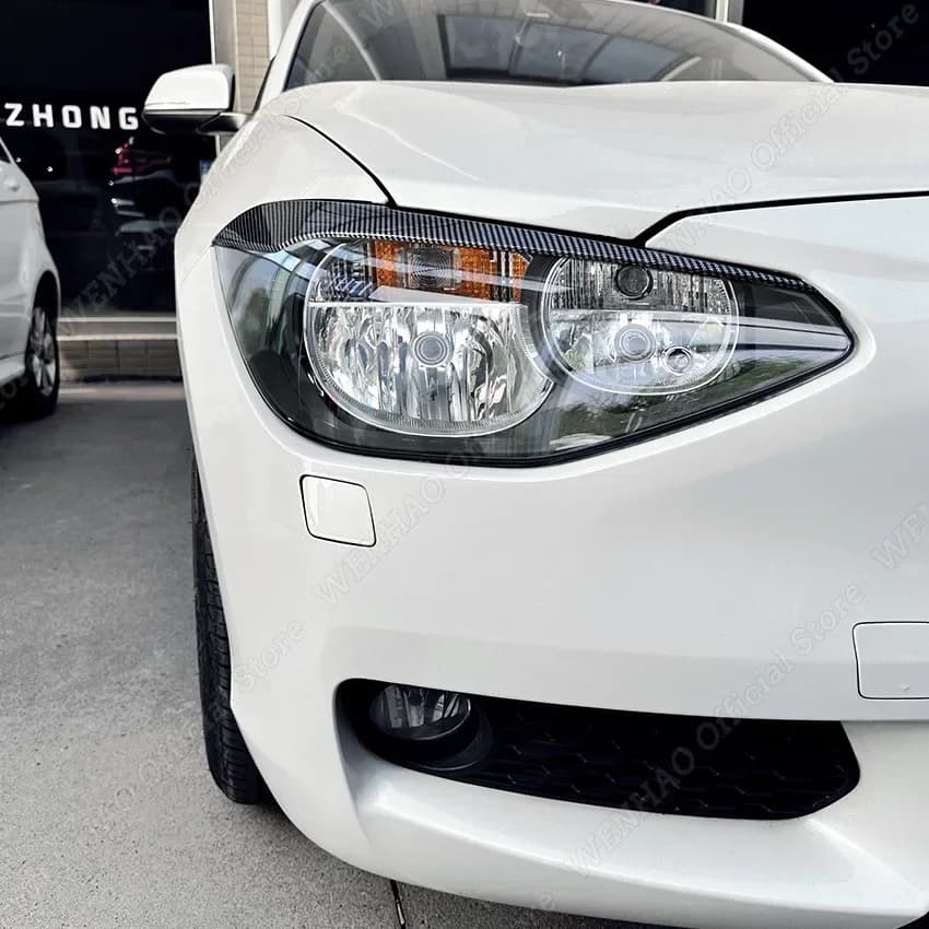 Noir brillant pour BMW série 1 F20 F21 118i 120d 120i M135i pré-lci 2011-2015 voiture avant phare pa