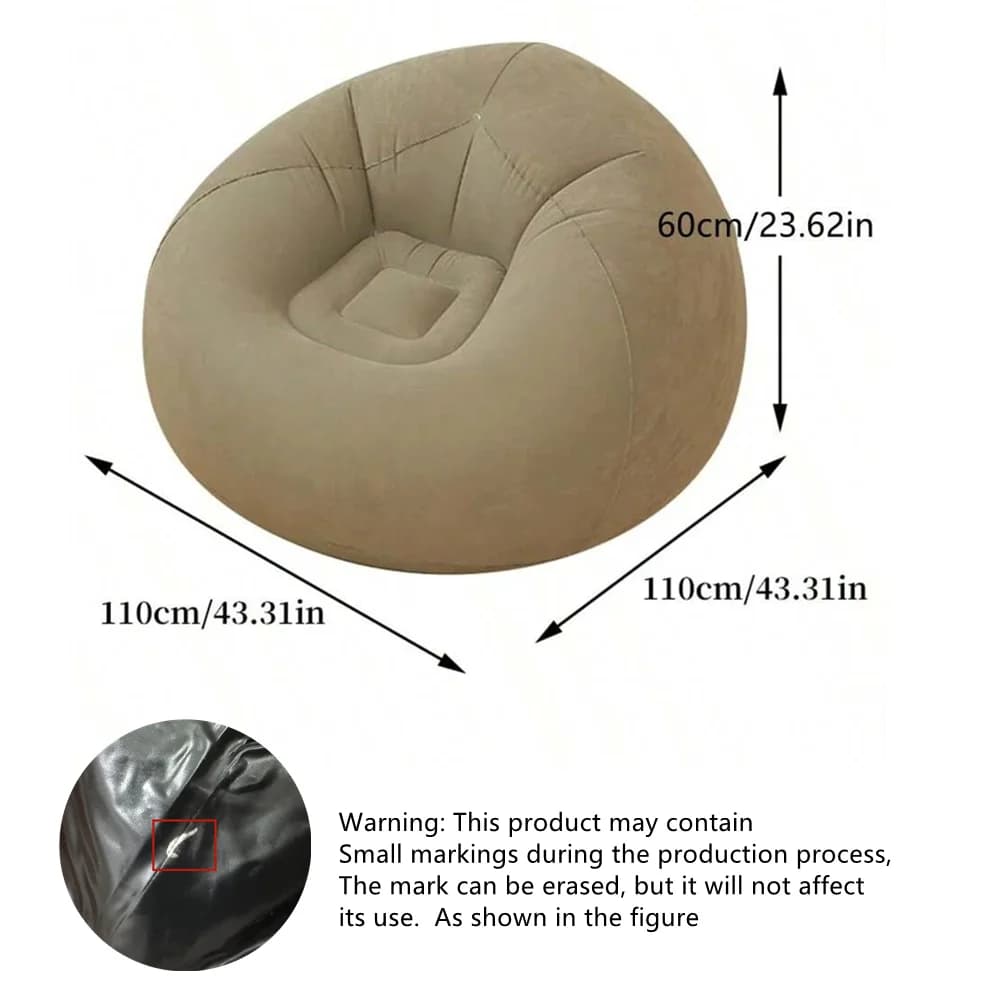 Chaises de pouf gonflables, chaises de Camping, canapé paresseux gonflable, chaises gonflables porta