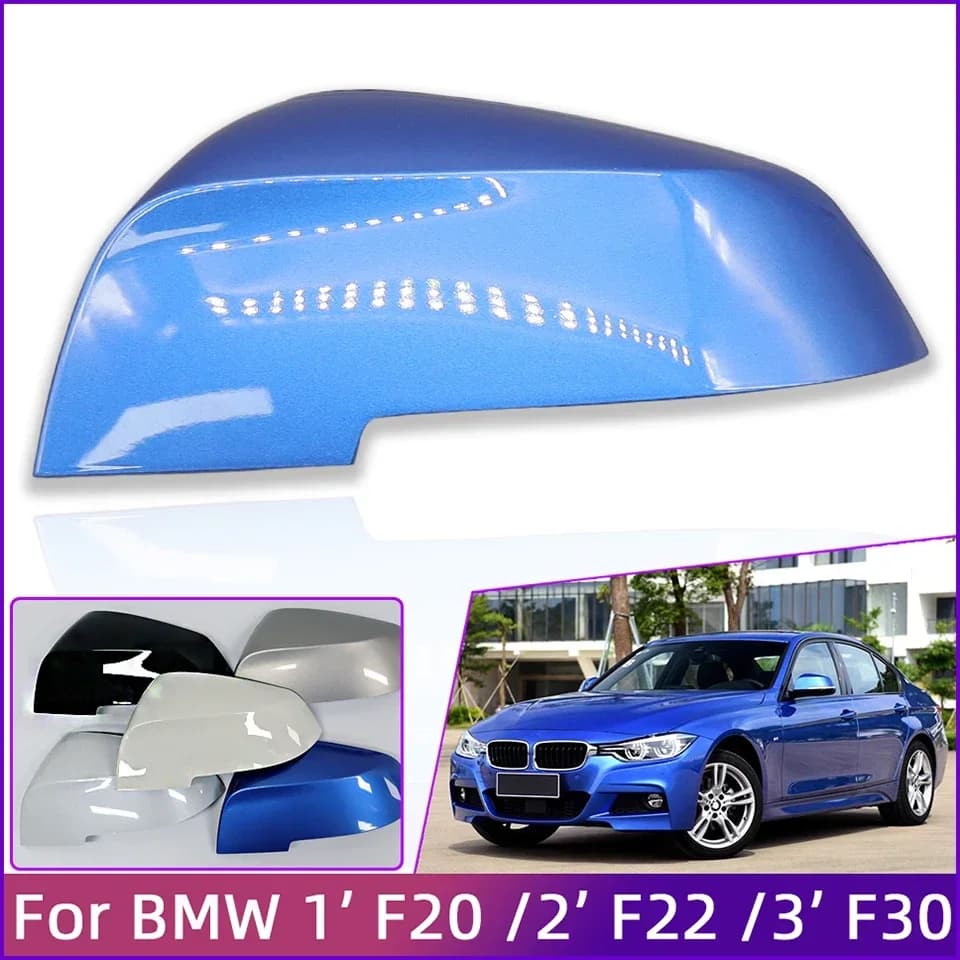 Couvercle de Rétroviseur de Voiture Peint pour BMW Série 1 3 4 318 320 328 2012-2018 Série 2 2014-20