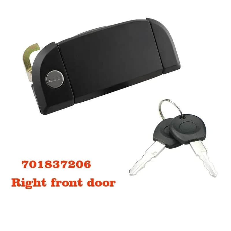 Poignée de porte de voiture, pour Volkswagen NATO SPORTER T4 1990-2004 701837206 701837205 701837210