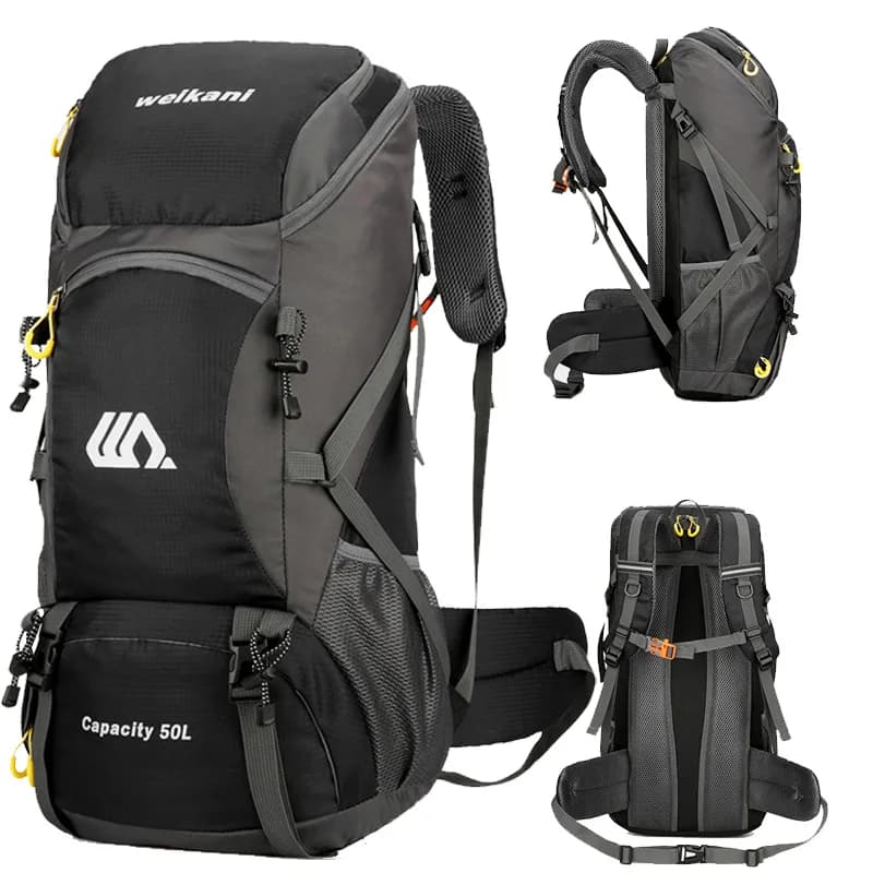 50L voyage sac à dos Camping hommes grand sac de randonnée touristique sac à dos étanche Sports de p