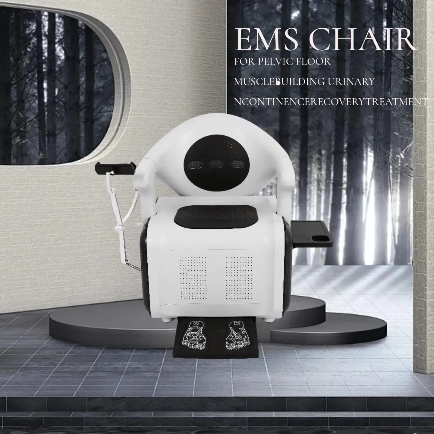 Chaise de rééducation du plancher pelvien EMS pour le renforcement musculaire et la rééducation des 