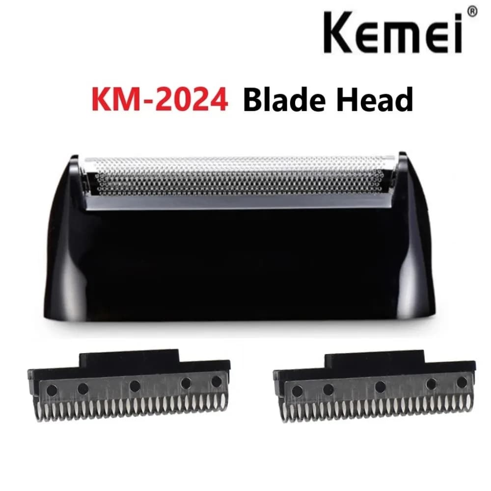 Kemei 2024 lame de rasoir tête de rasoir pour hommes rasoir électrique KM-2024 lame de rasoir maille