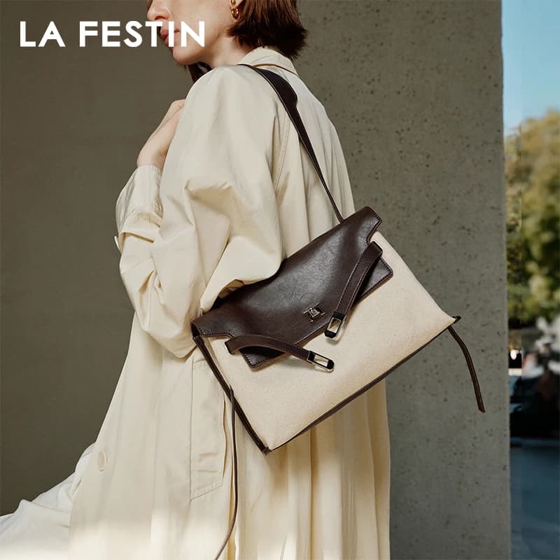 Sac à main pour femme LA FESTIN Original Brands 2026 – Nouveaux sacs à bandoulière tendance, sac fou