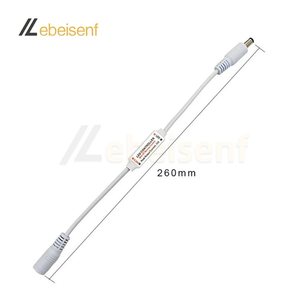Nouveau Mini variateur de lampe LED couleur unique DC 5V 12V 24V 6A 1 canal avec télécommande de syn