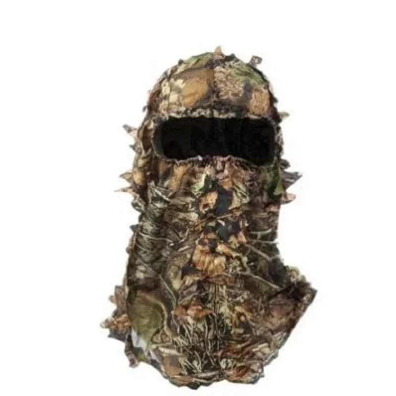 Ghillie Camouflage feuille chapeau 3D masque complet chapeaux turquie Camouflage chasseur accessoire