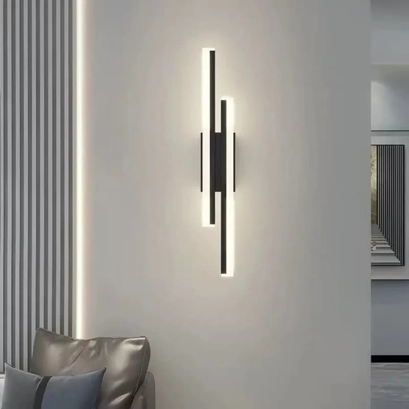 Applique murale LED pour chambre à coucher, appliques murales, tuyau de ligne de cuivre, abat-jour e