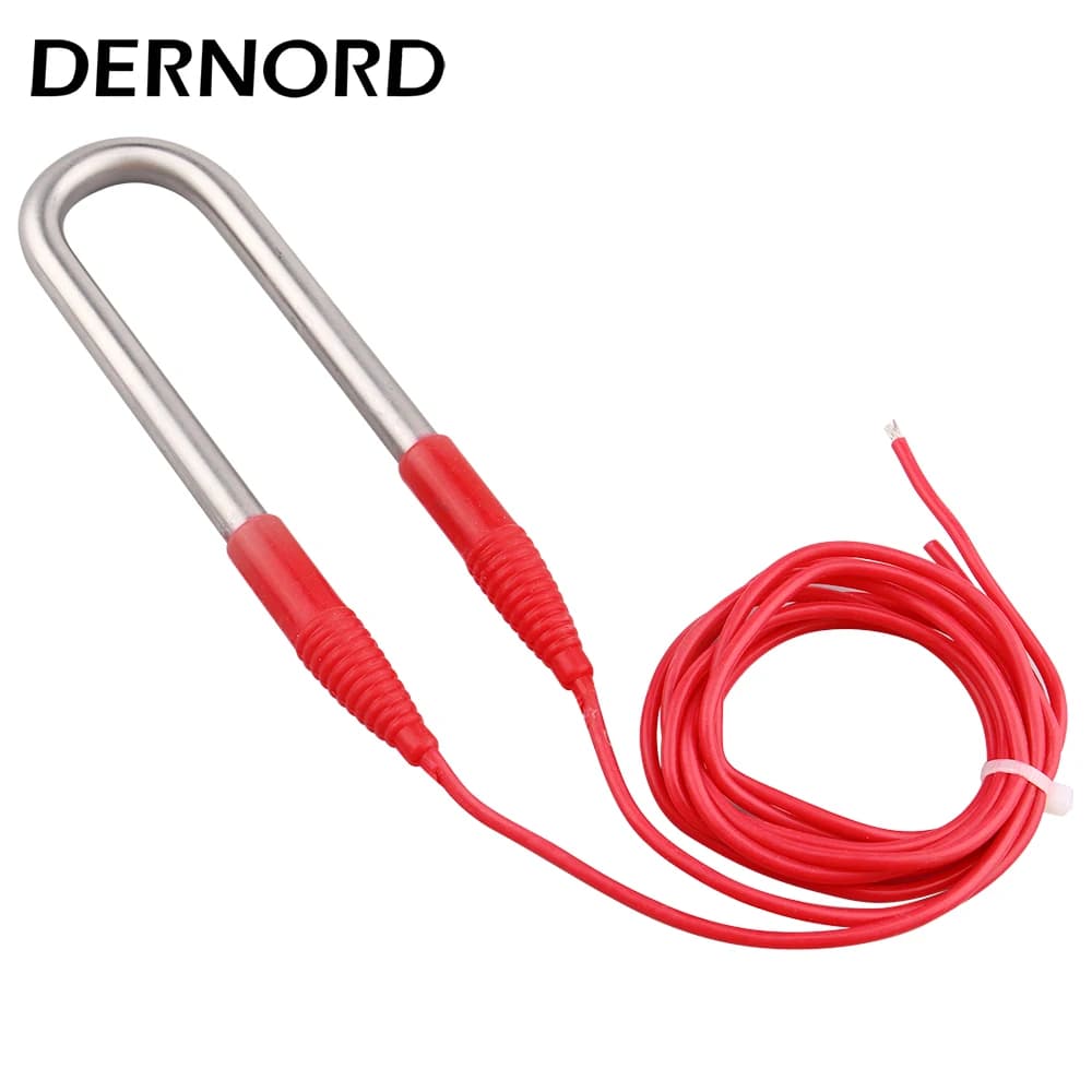 DERNORD Tuyau chauffant submersible 12v pour piscine, chauffage tubulaire électrique pour seau d'eau