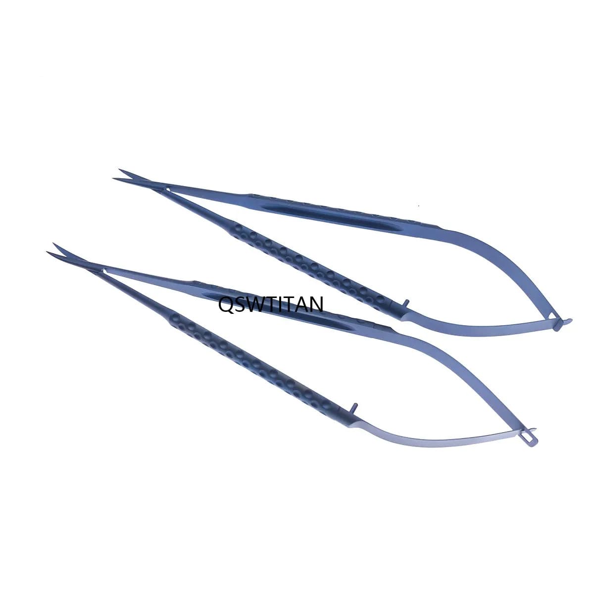 Micro ciseaux en titane, 18cm, instruments de microchirurgie ophtalmique