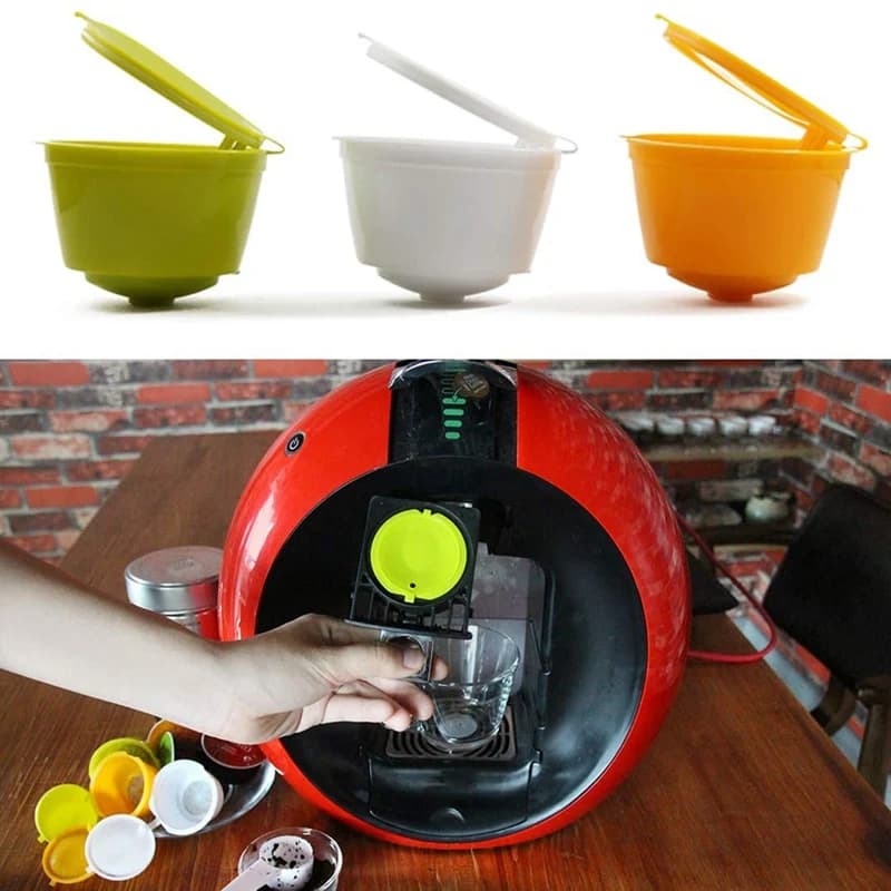 Capsules de café rechargeables pour Dolce Gusto A, dosettes de café quotidiennes, filtre à café univ