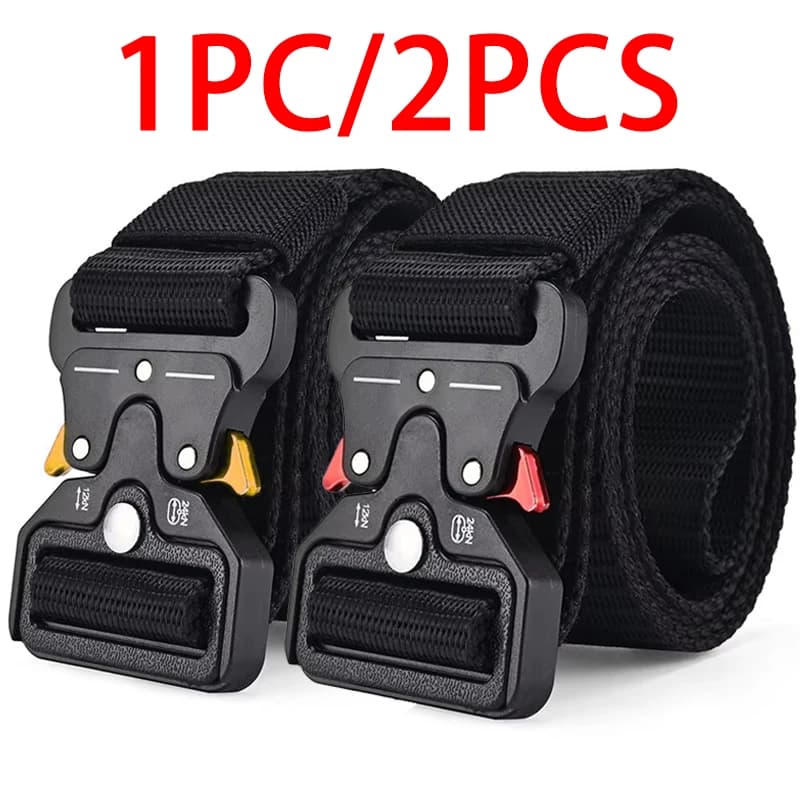 Ceintures tactiques polyvalentes pour hommes, durables, conception réglable, pour les amateurs de sp