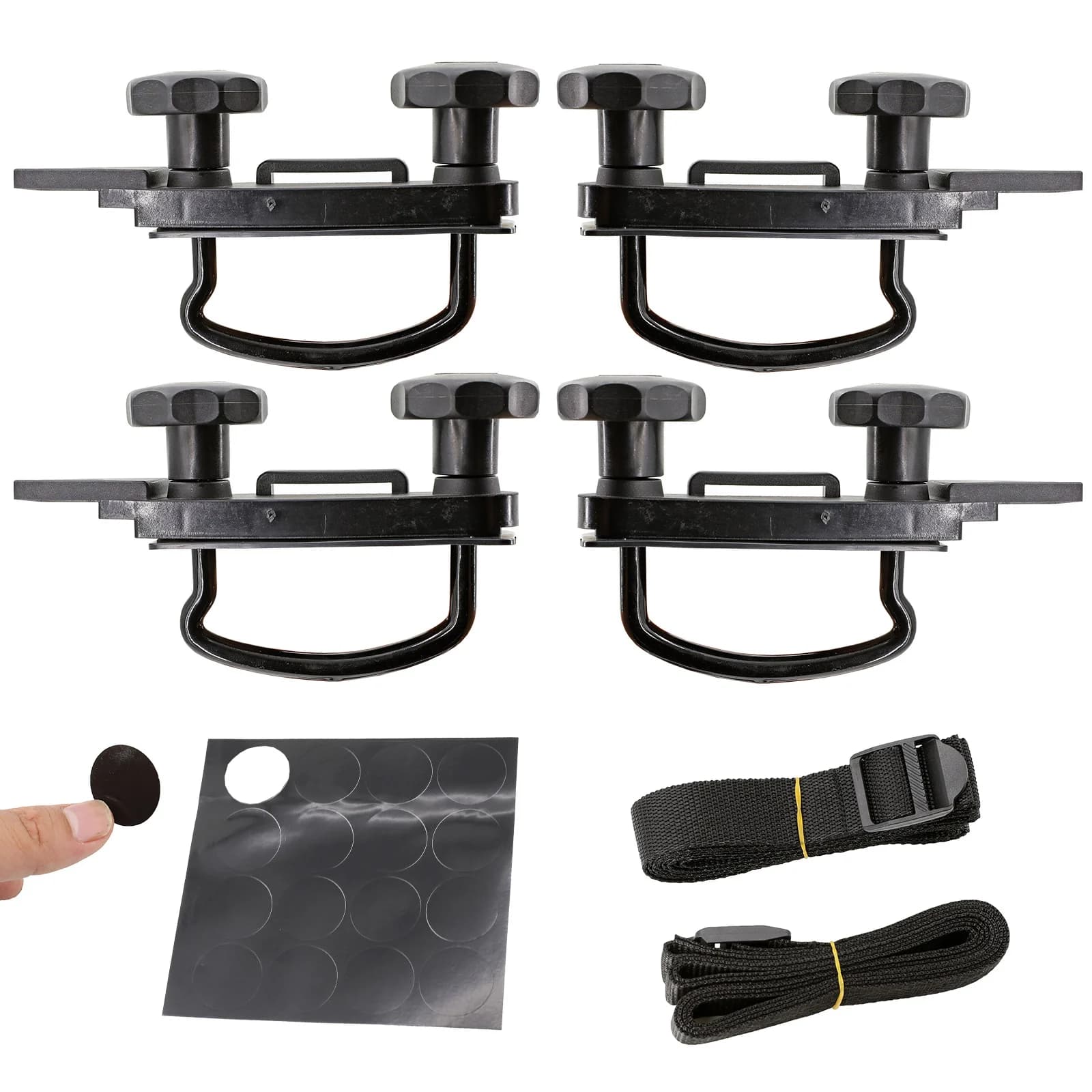 Pinces à boulons en U universelles pour voiture, 4 pièces, boîte de toit, Kit de montage de Van de v