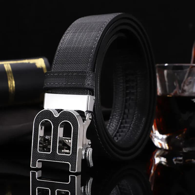 2025 nouveaux hommes d'affaires ceinture mâle en cuir véritable ceinture sangle célèbre marque de lu