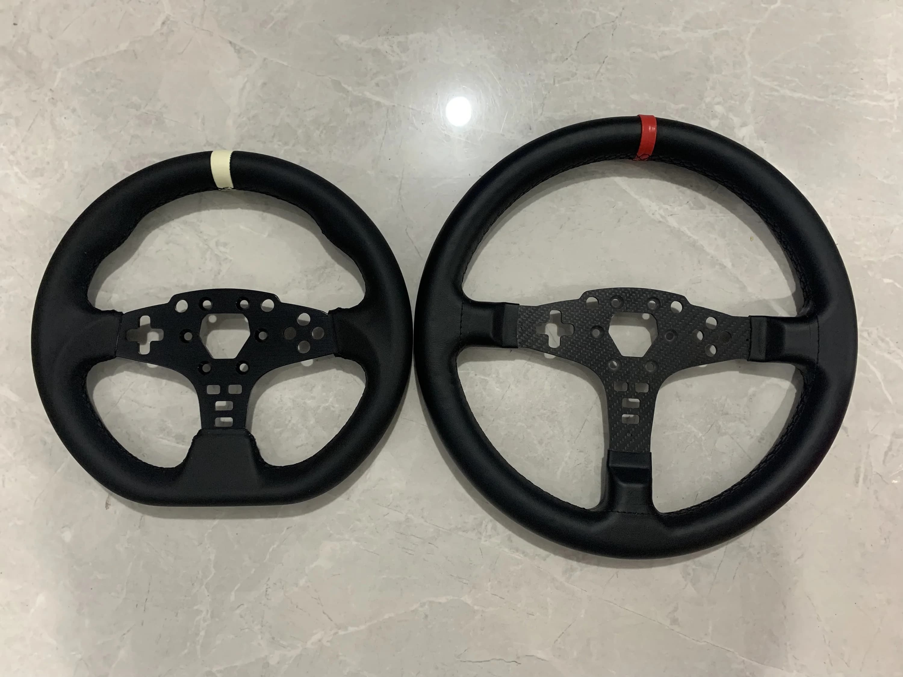 SIMPUSH 13 pouces 33 cm volant circulaire rallye sim course MOD pour MOZA R5 R3 ES ESX