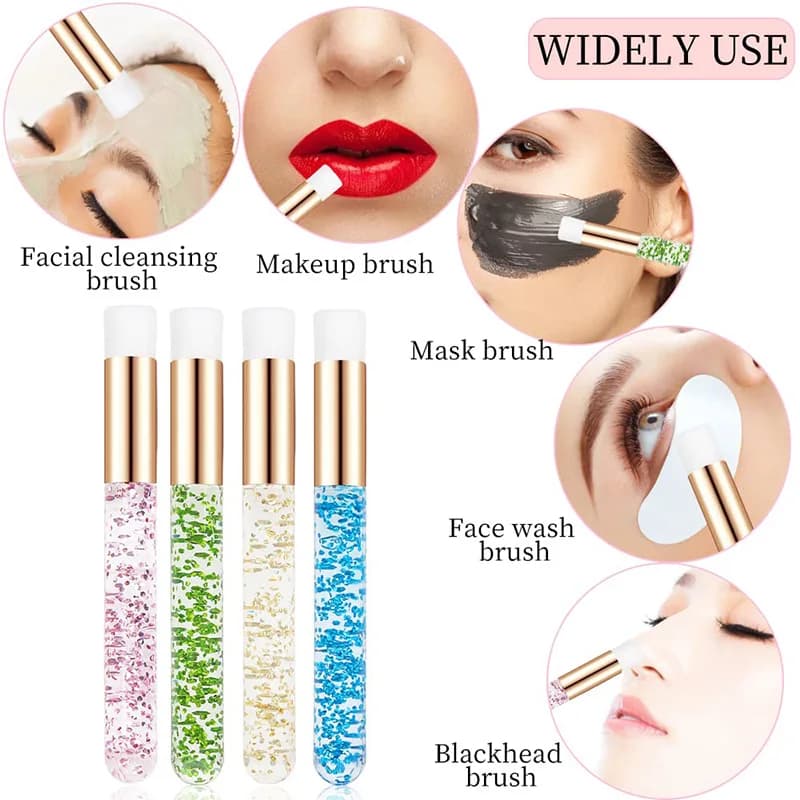 Brosses de nettoyage de cils pour Extensions de cils, 50/100 pièces, brosses de shampoing à paillett