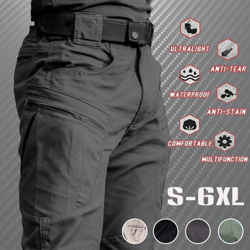 Pantalon Cargo tactique d'été pour hommes, léger, décontracté, imperméable, résistant à l'usure, mul