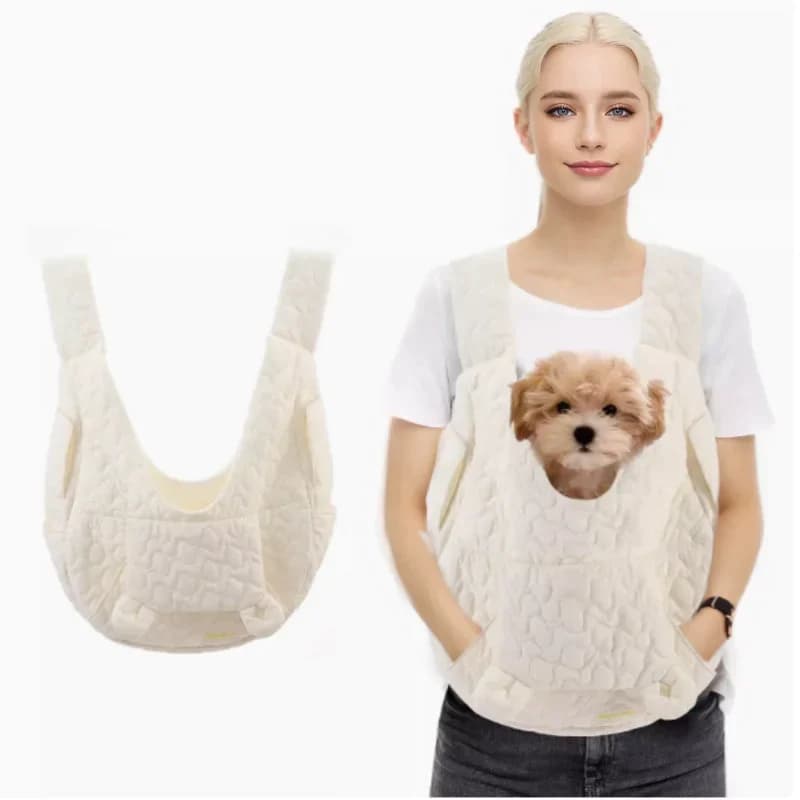 Sac à dos de transport pour chien et chat, très grande capacité, sac de poitrine pour animaux de com